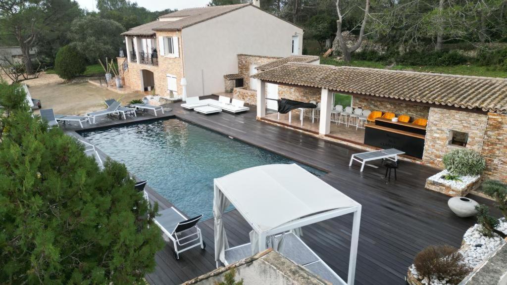 Magnifique Villa De Luxe Au Coeur De La Garrigue 님 외부 사진
